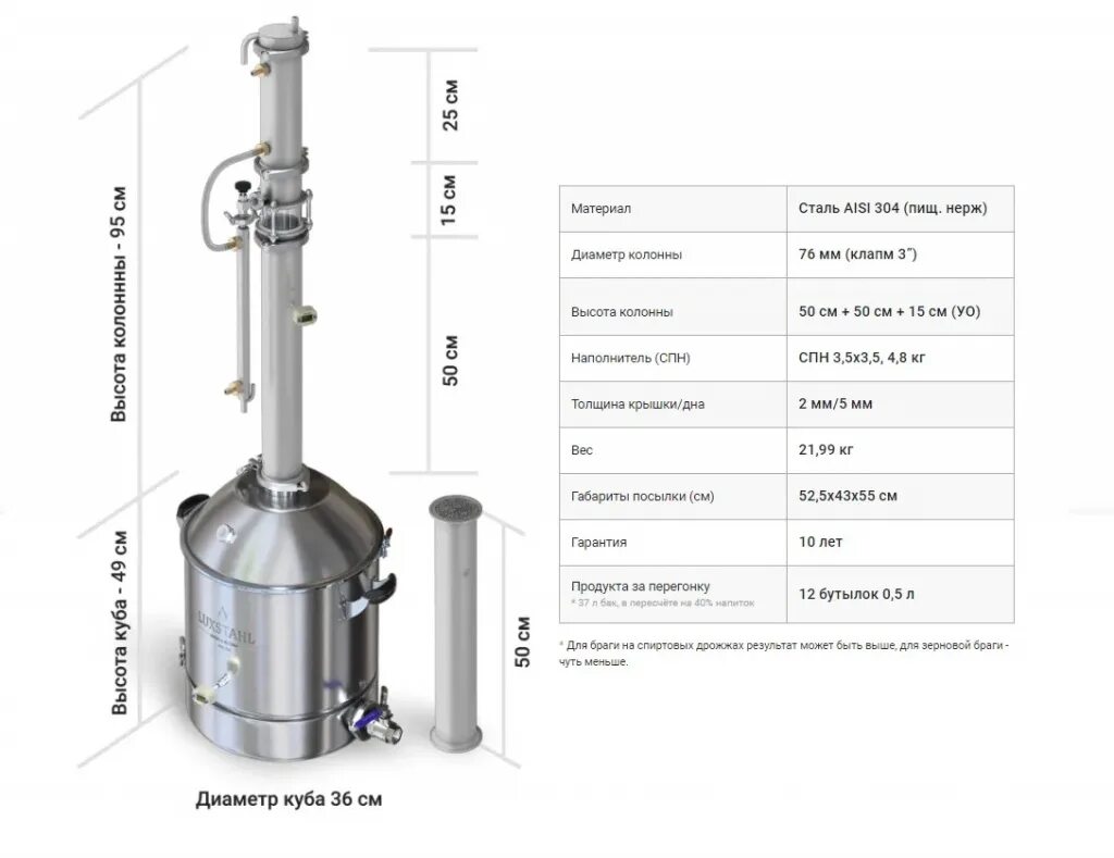 Самогонный аппарат сколько литров. Самогонный аппарат Luxstahl 8m. ЛЮКСТАЙЛ 8м самогонный аппарат. Самогонный аппарат Люкссталь 8м (Luxstahl 8m). Самогонный аппарат Люкссталь 8м 37 л.