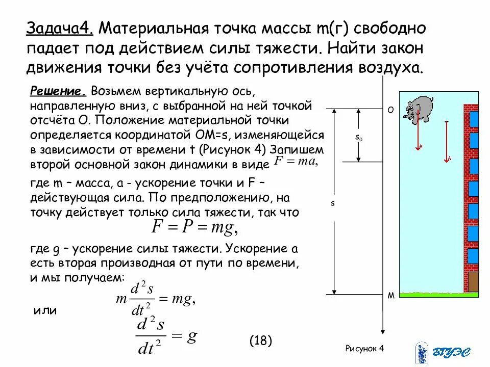 Задача уравнение движения с учетом сопротивления воздуха. Разделение растворов под действием сил тяжести характеристика. Откуда брать ускорение под действием силы тяжести. На материальную точку действует постоянная сила как движется точка. При изучении падения тела под действием силы