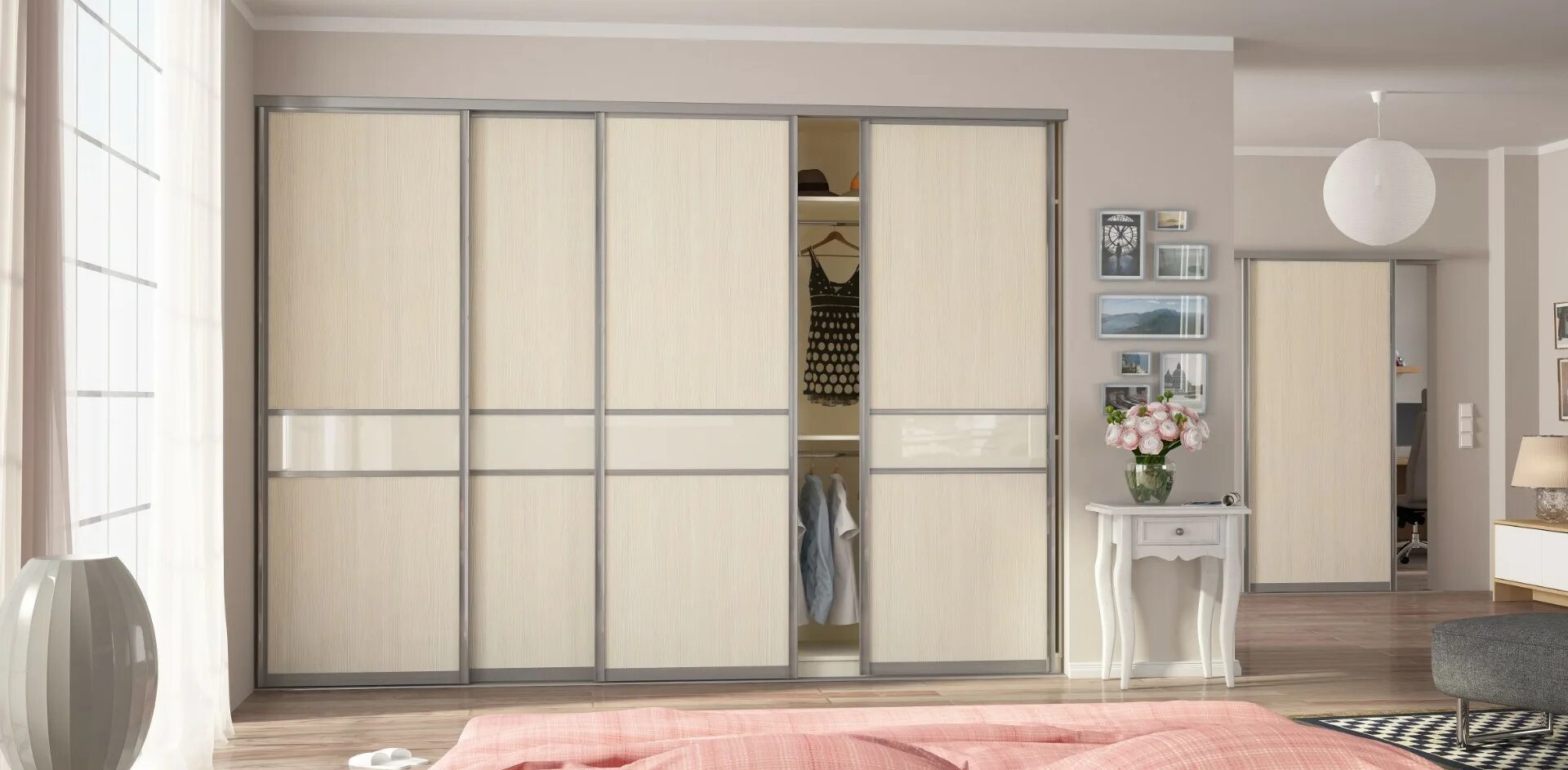 Шкафы в светлую комнату. Шкаф купе Sliding-Door Wardrobe. Шкаф купе светлый. Светлый шкаф купе в спальню. Шкаф купе в светлых тонах.