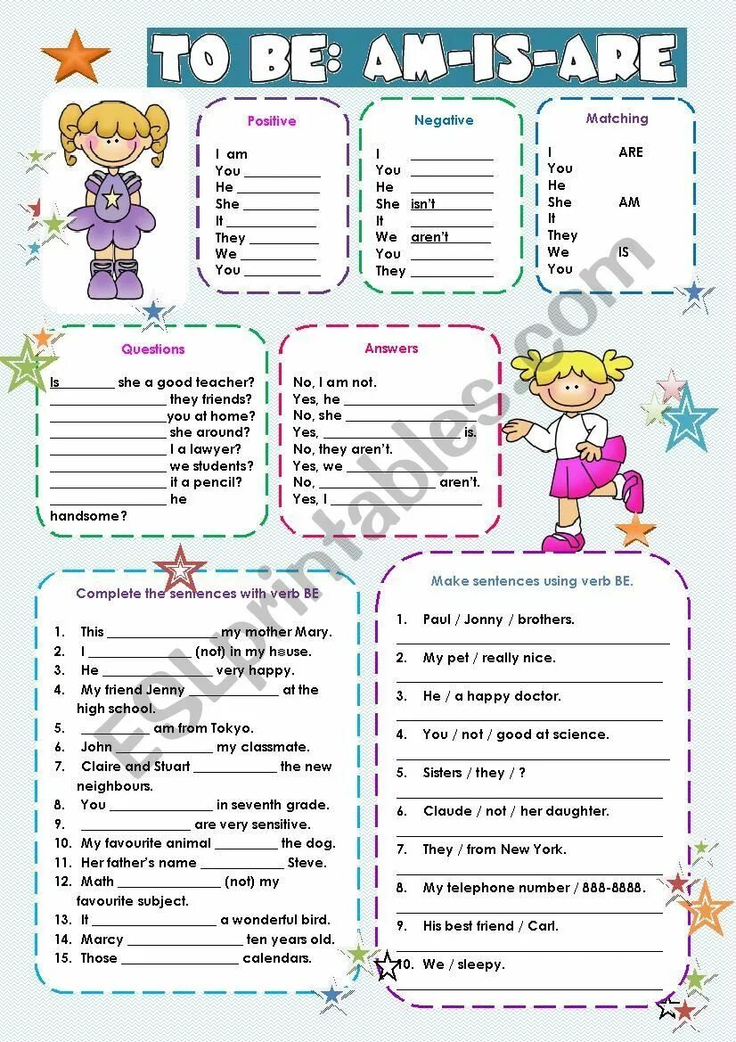 Exercises with to be. Verb to be exercises. reporting verbs worksheets. to be affirmative worksheets. perfect modals exercises.