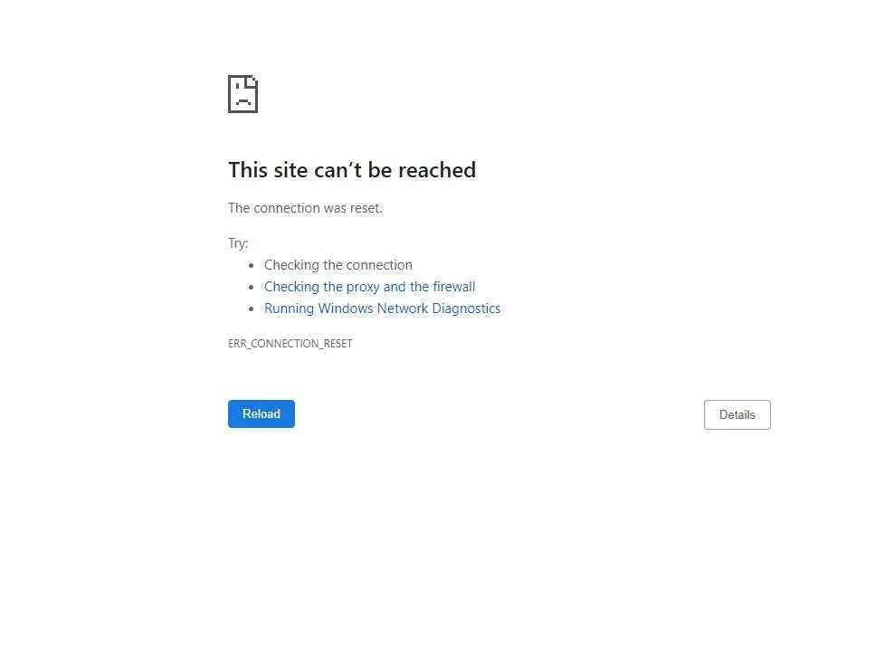 Неизвестная ошибка код 403. Err_connection_refused что за ошибка.
