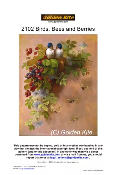 Birds and bees. Вышивка Голден кайт птицы. Книга Birds Bees and Blossoms Sneak.