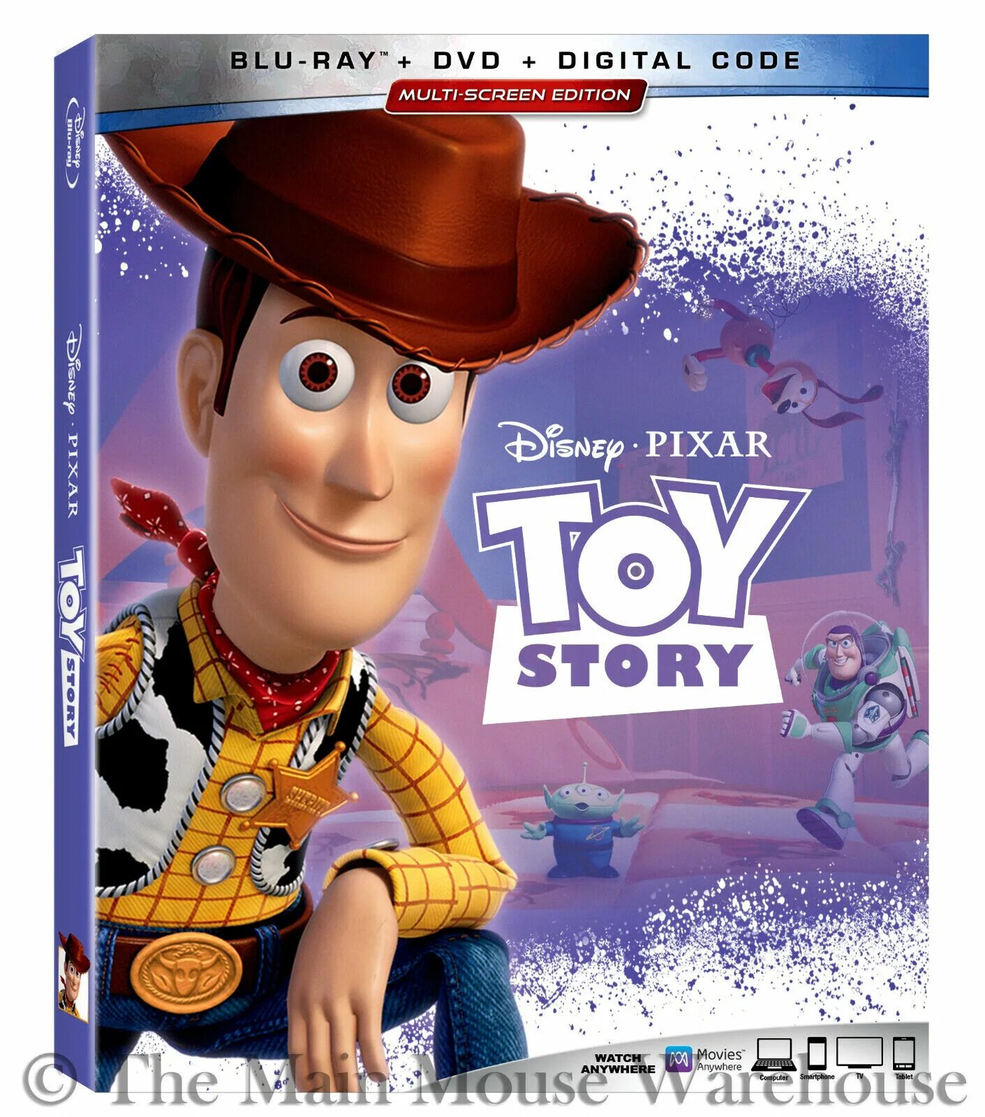 Toy story 1995 Blu ray. Toy story 2 1995 Blu ray. Toy story4 1995 Blu ray. Toy story 4 2019 Blu ray.