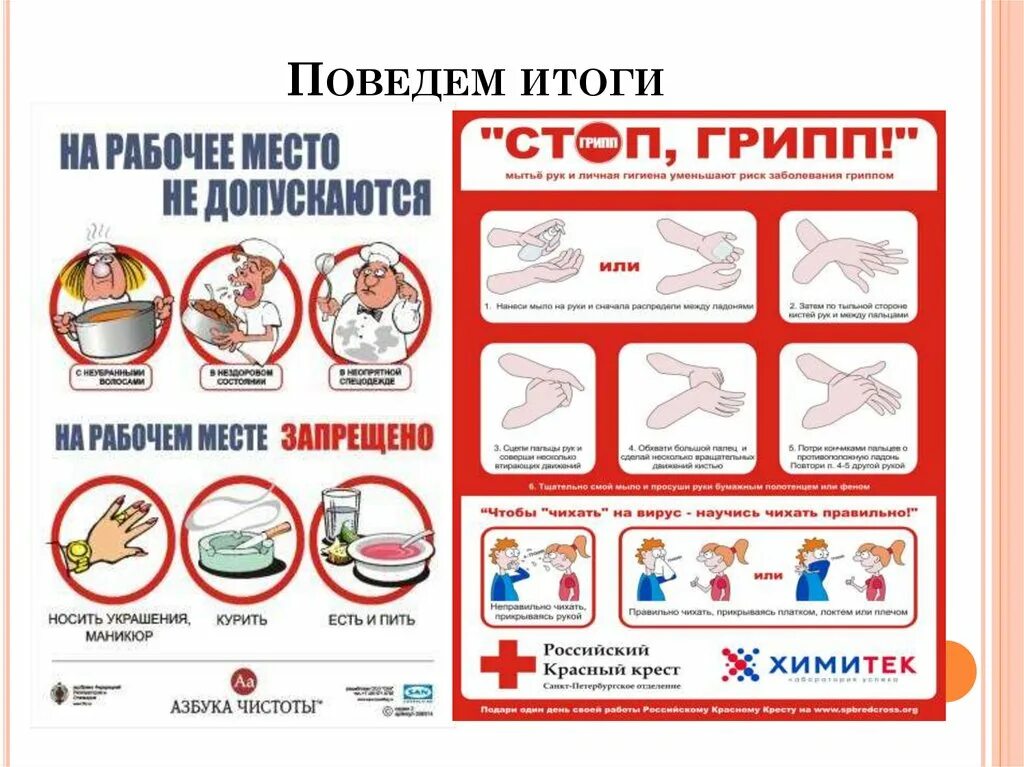 Санпин грипп. Инструктаж по гигиене. Требования личной гигиены. Плакаты для пищевого производства. Плакат по личной гигиене.