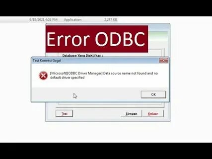 Odbc error