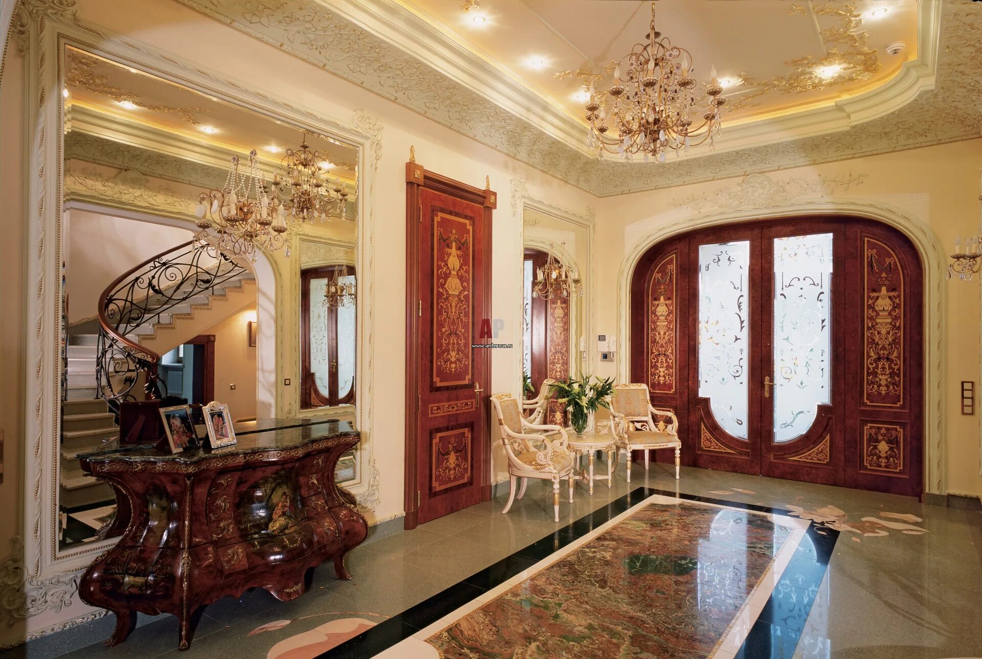 Дворец Luxury Antonovich. Холл Барокко.