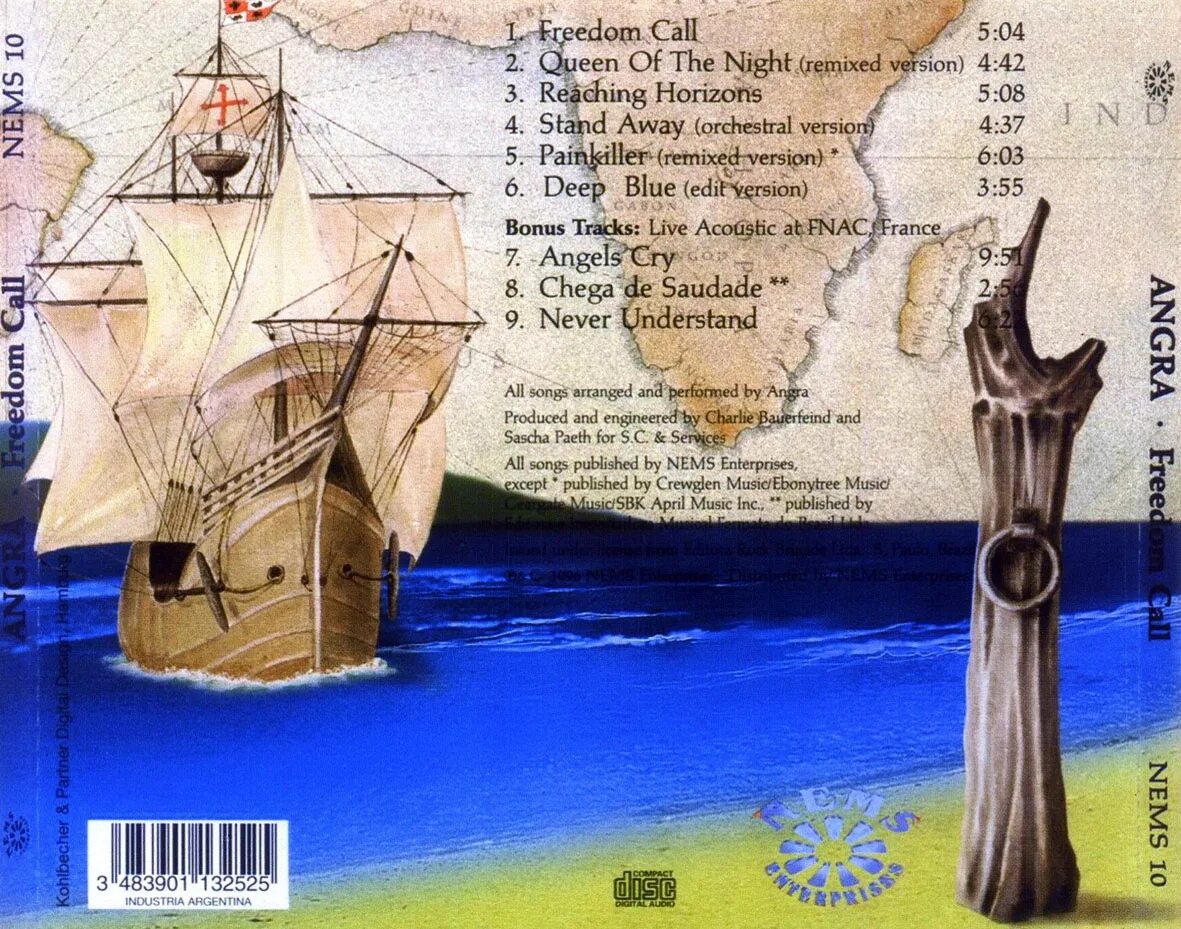 Stand away. Angra 1996- Freedom Call. Angra Live Acoustic at Fnac. Freedom Call - Warriors (Acoustic Version).. Сканы обложек CD Angra Holy Land.