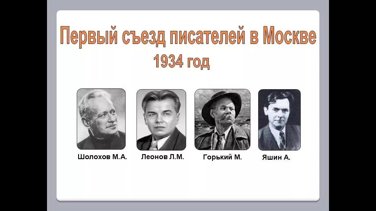 Первый съезд Союза писателей СССР 1934. Всесоюзный съезд писателей 1934. Первый съезд писателей