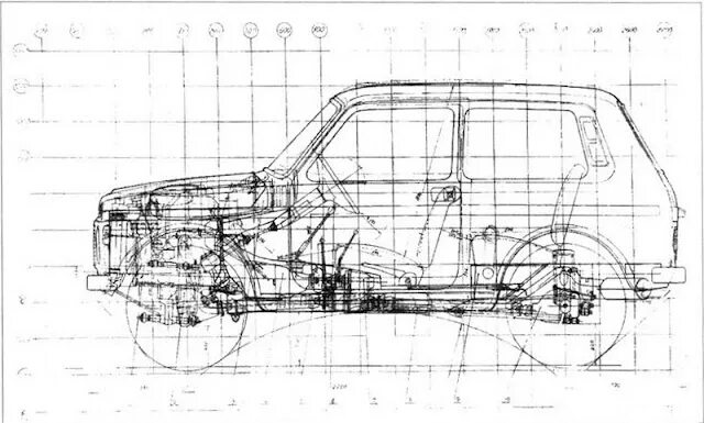 Объемы трансмиссии нивы. ВАЗ 2121 чертеж. Нива 2121 чертеж. Чертеж ВАЗ 2121 Нива. Чертежи кузова ВАЗ 2121.