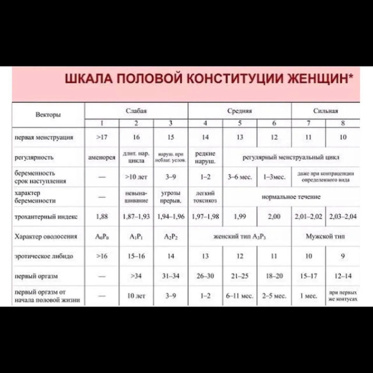 Половая Конституция трохантерный индекс. Шкала векторного определения половой Конституции. Типы половой Конституции у женщин. Таблица определения половой Конституции.