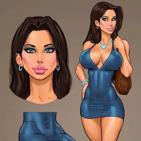 Huge breast comics