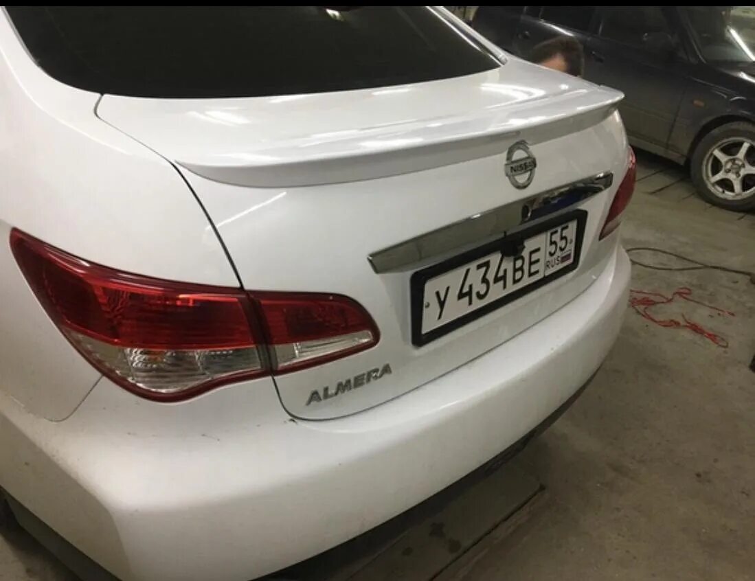 Спойлеры ниссан альмера. Nissan Almera g15 спойлер. Спойлер на Ниссан Альмера g15. Лип спойлер Nissan Almera g15. Almera g15 задний спойлер.