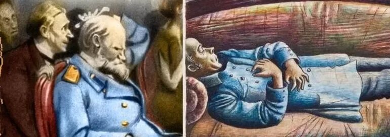 Почему червяков так настойчиво извиняется перед генералом. Иллюстрация к рассказу чехова смерть чиновника. смерть чиновника чехов червяков. рассказ чехова смерть чиновника.