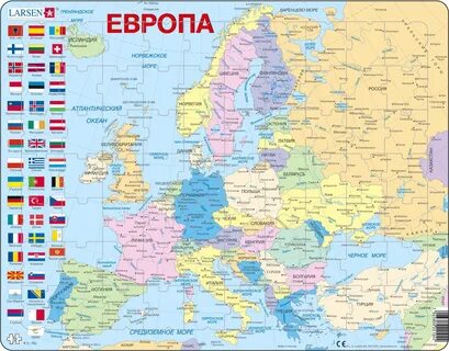 Larsen Пазл Европа Русский купить на OZON по низкой цене (145618550)