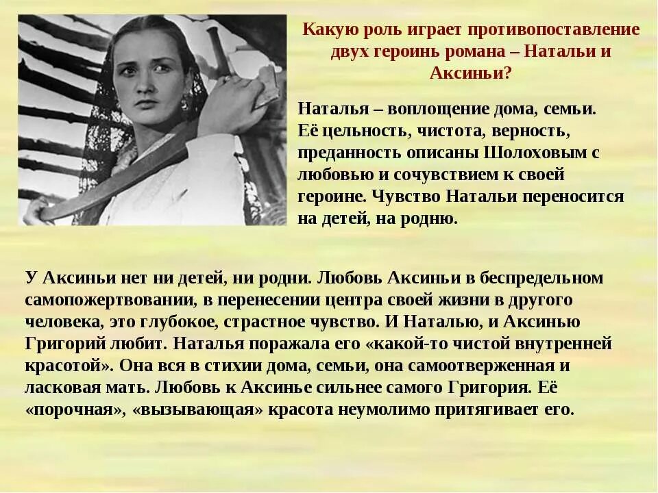 Роль дона в произведении тихий дон. Роль Аксиньи в романе тихий Дон. Роль любви Аксиньи. Материнство Натальи и Аксиньи в романе тихий Дон.