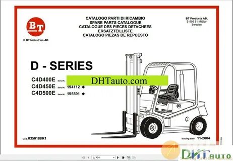 Spare parts catalog