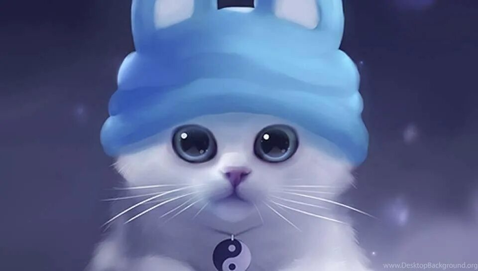 Живые обои с котом. Котик в голубой шапке. Живые котята. Заставка на телефон котики живые. Котик в синей шапке.