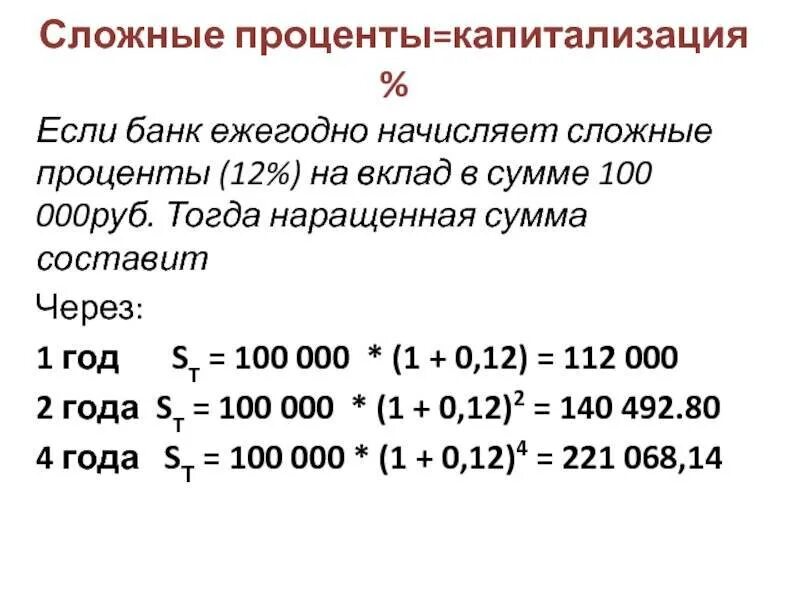 Капитализация процентов. Ежегодная капитализация процентов. Капитализация процентов по вкладу что это. Вклад с капитализацией процентов.