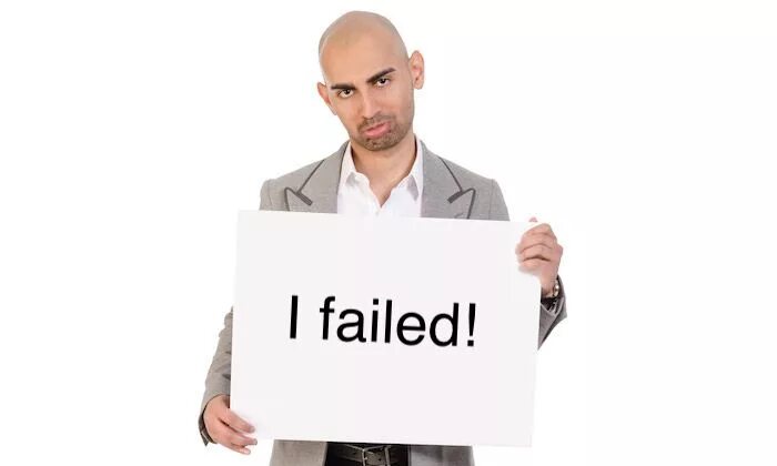 Failed at. Failed at