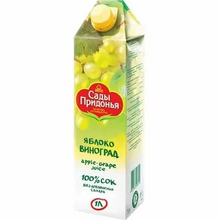 Сок яблоко виноград сады