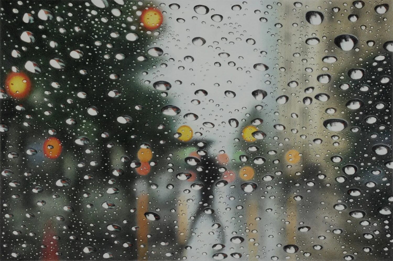 Капли дождя живопись. Капли на стекле дождь живопись. Разноцветный дождь. Дождь на стекле рисунок.