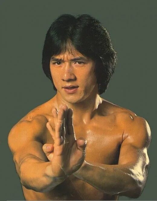 A very young Jackie Chan- Later a good friend to the great Bruce Lee. Jackie cha