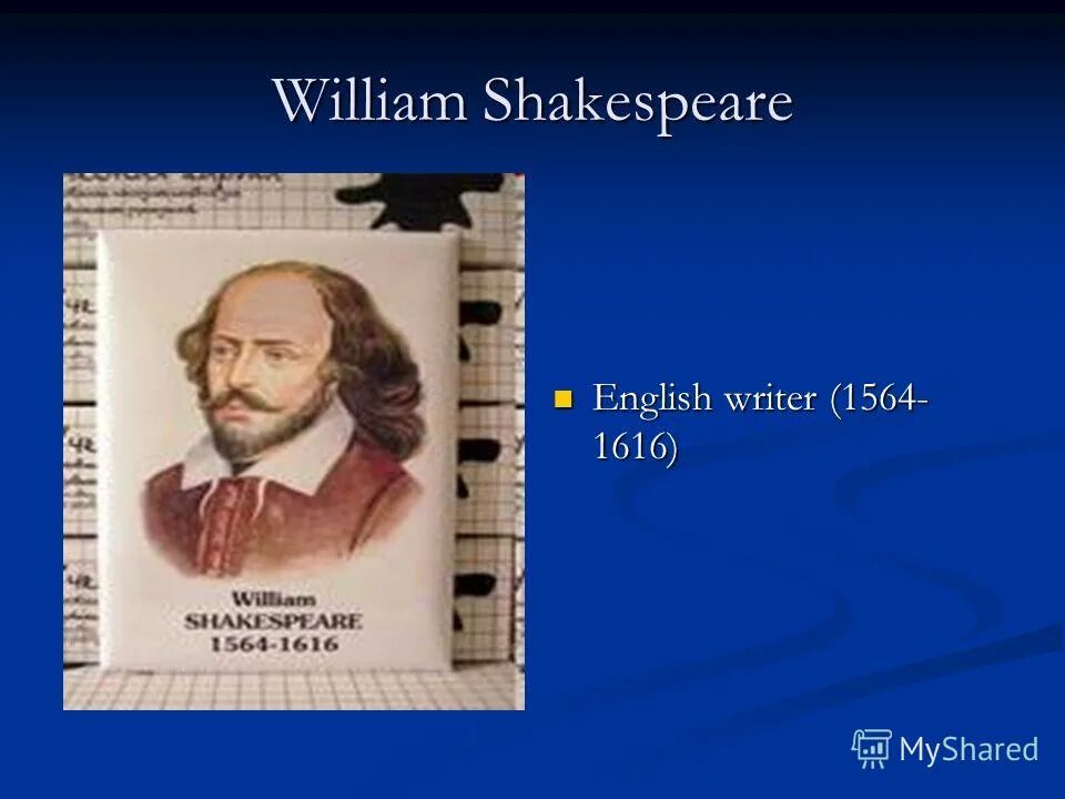 English writer william shakespeare