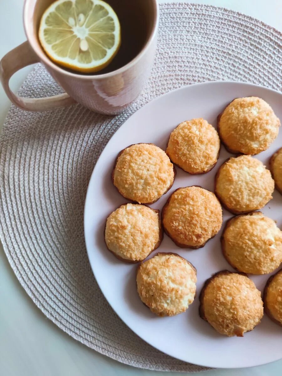 Печенье из кокосовой стружки