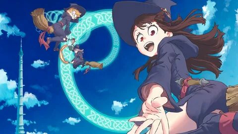 Фоновая картинка из игры Little Witch Academia: VR Broom Racing. 