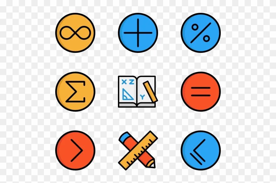 Math symbols. Математические значки. Математические иконки. Пиктограмма математики. Значок математики.