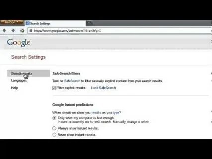 Google safe search