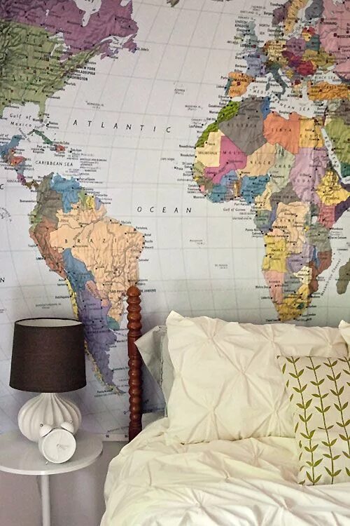 Map on it the is