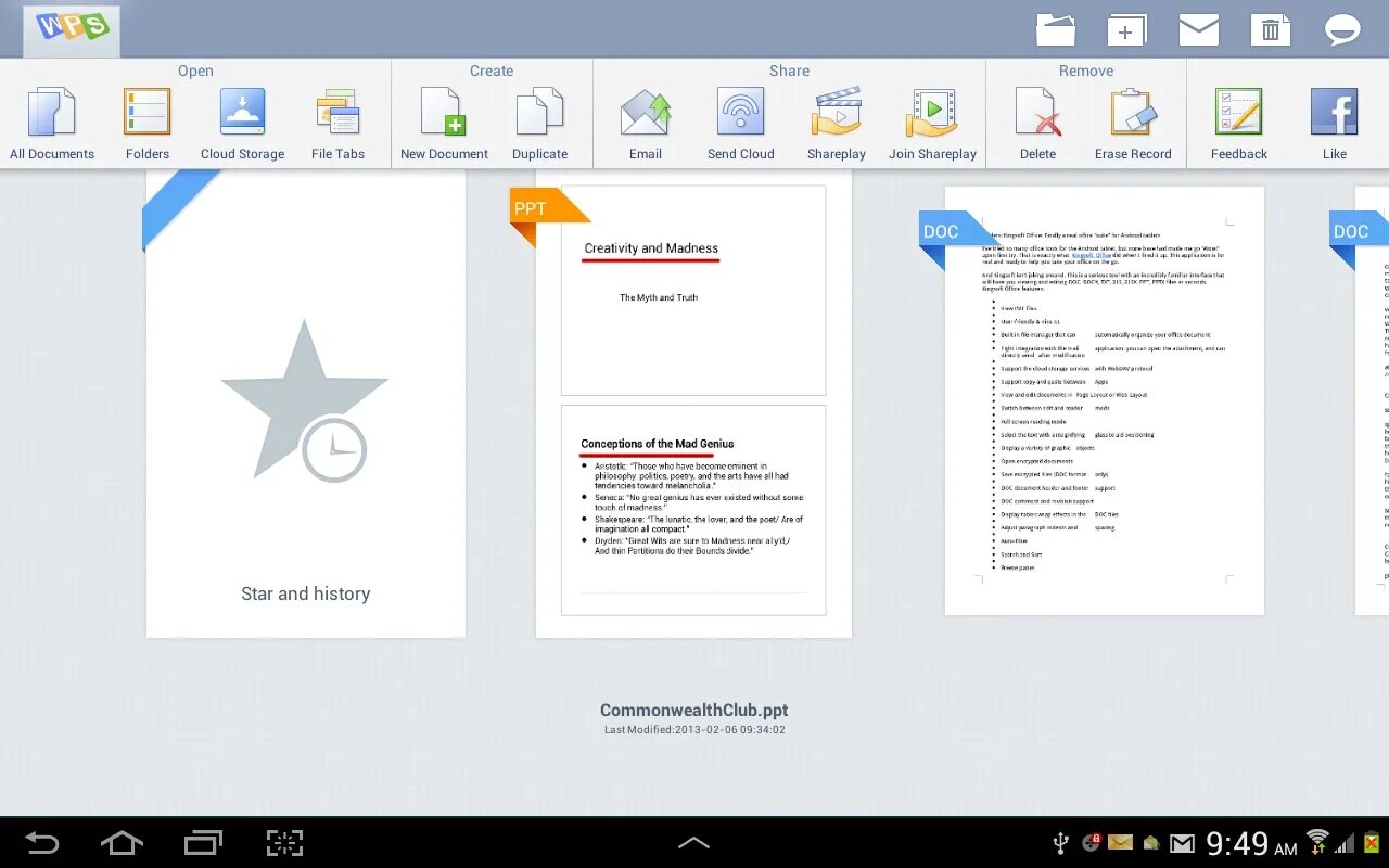 Docx doc pptx ppt pdf. Офис сьют ворд навигация. officesuite интерфейс. officesuite documents.