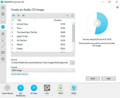 Приложение daemon tools