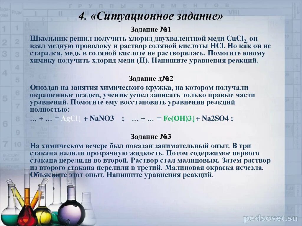 Практическая работа номер 3 неметаллы