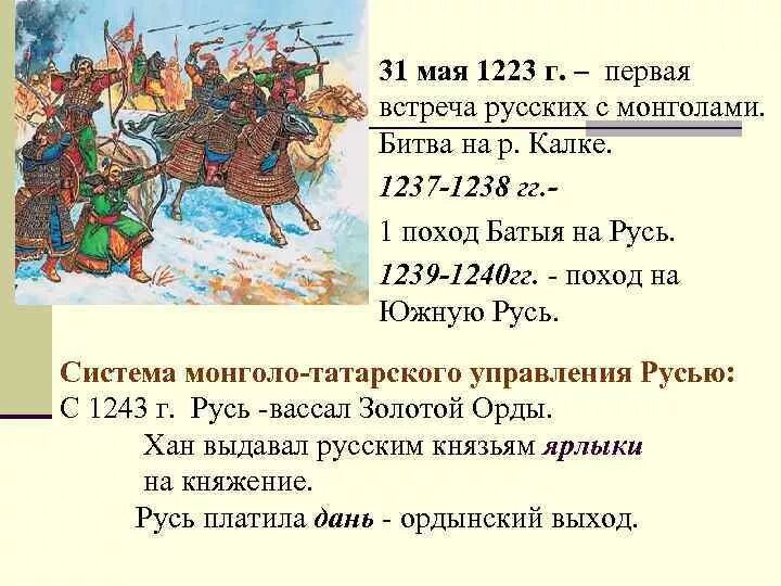 При нападении батыя на киев князь. Поход Батыя 1237-1238. Нашествие хана Батыя 1237. Битва на реке Калка 1223 год. 1223 – Битва на р. Калке.