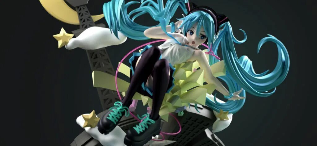 Hatsune miku models