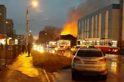 В новосибирске горел