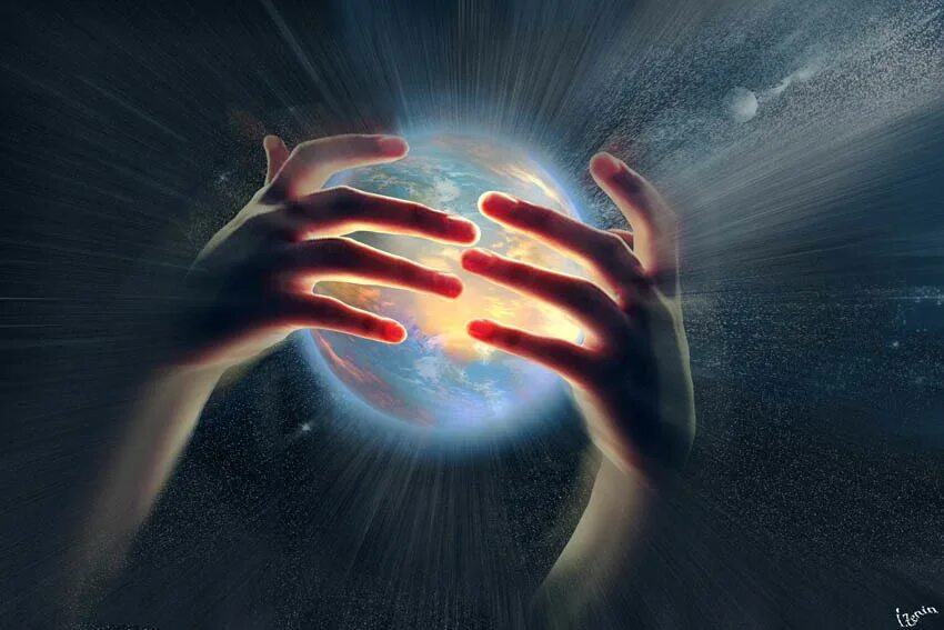 Ни души частица. Вселенная в руках. Вселенная в руках человека. Космос в руках. Гармония Вселенной.
