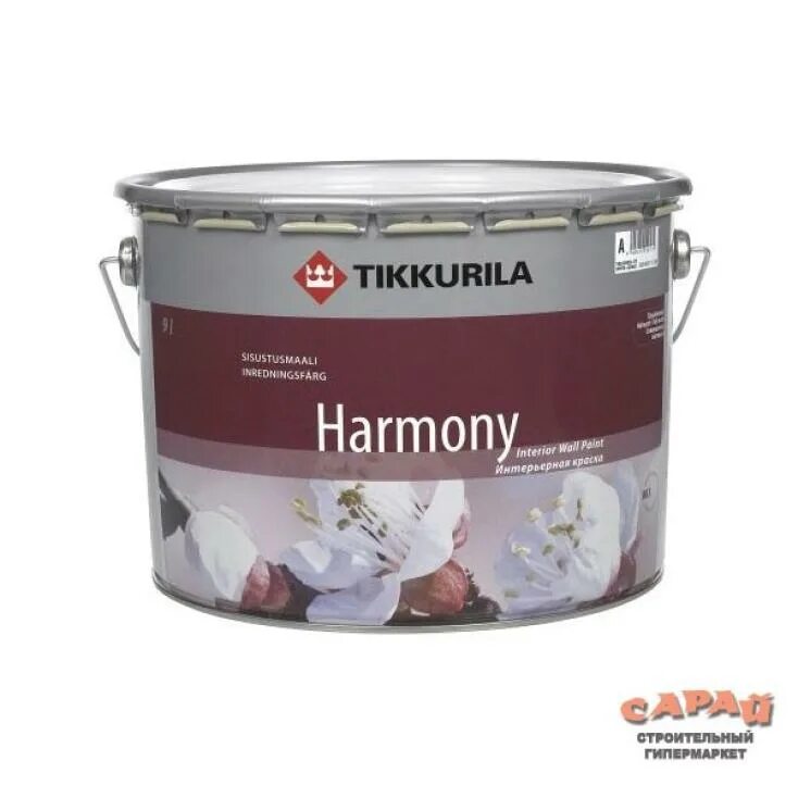 Королев краска купить. Tikkurila Harmony краска / 9л. Tikkurila Harmony Velure. Tikkurila / краска акрилатная матовая "Гармония", белый. Tikkurila краска акрилатная матовая "Гармония", белый, 2,7л.