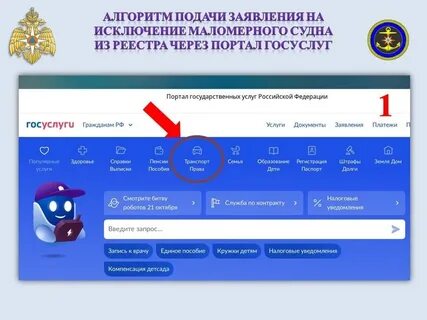 Исключение маломерного судна из реестра