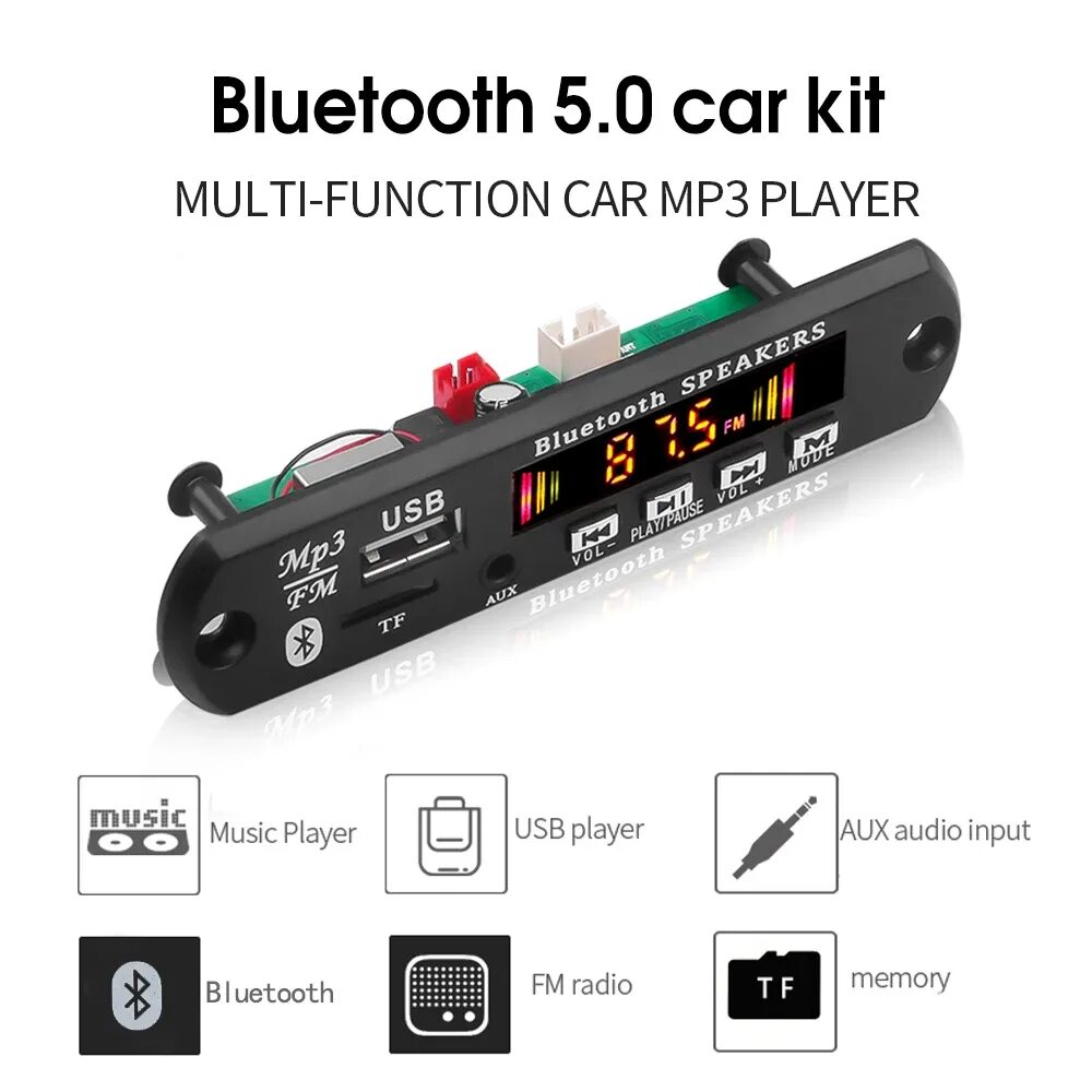 Bluetooth mp3 wma. Kebidu автомобильный Bluetooth 5,0 модуль,. Аудио модуль mp3-плеер Декодер. Bluetooth mp3 fm USB aux 3w 5v. Kebidu 5 v 12 v Bluetooth mp3 Декодер доска mp3 плеер car Kit.