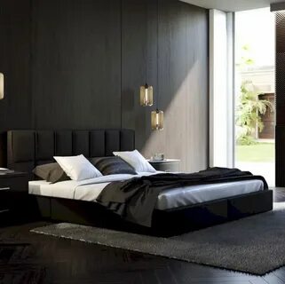 Black bed