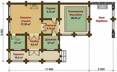 Проект банного комплекса