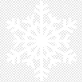 Белая снежинка на прозрачном фоне