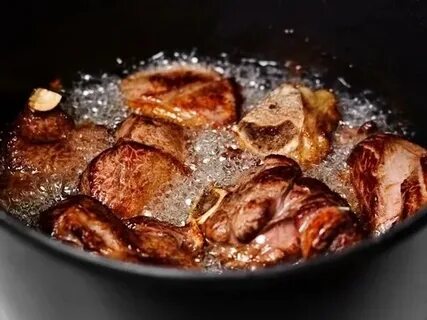Мясо жареное в масле