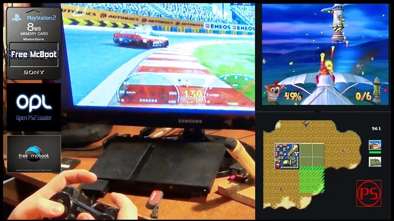 Можно играть в игру с флешки. Sony playstation 2 игры с флешки. ps2 freemcboot. mcboot ps2. как прошить ps1.