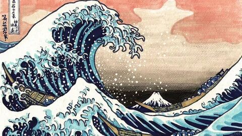 Waves Japanese Artwork The Great Wave Off Kanagawa - Great Wave Japanes...