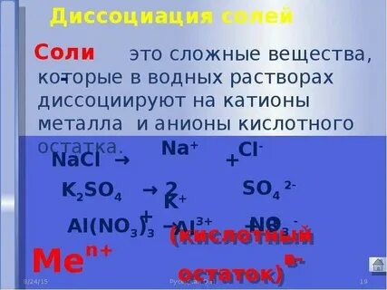 Нитрат меди 2 катионы и анионы