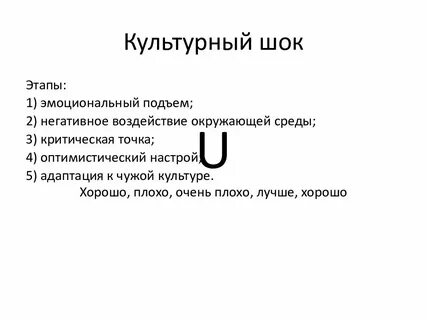 Культурный шок